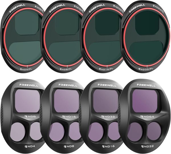Freewell All Day 8-Pack ND/PL Filters for DJI Mavic 4 Pro