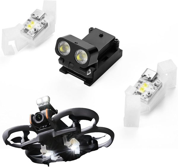 Tactical Search Light Kit for DJI Avata 2, Night & Indoor Navigation